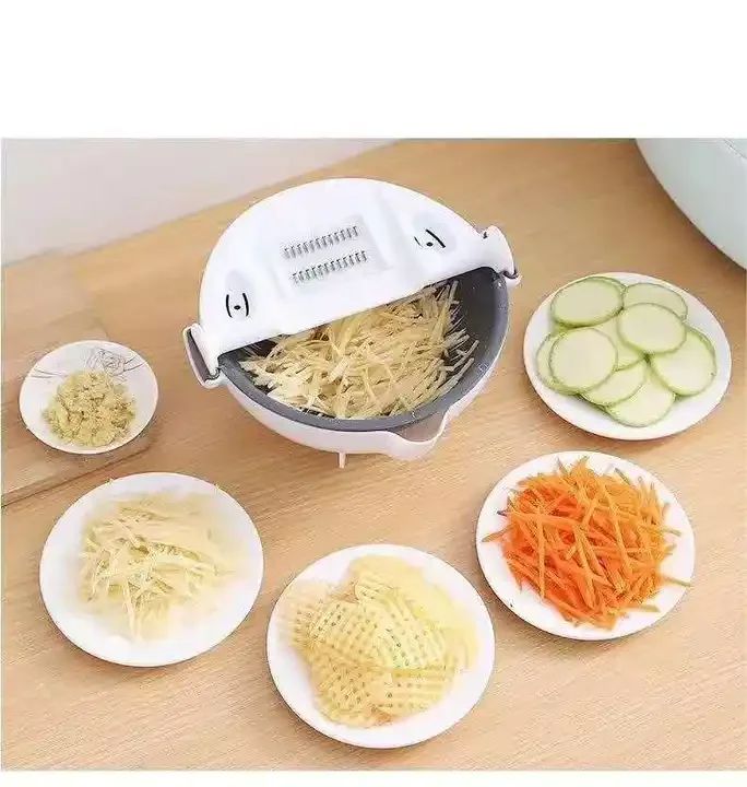 Cortador Multifuncional Manual para Frutas y Verduras – ¡Cocina rápida y sin esfuerzo!