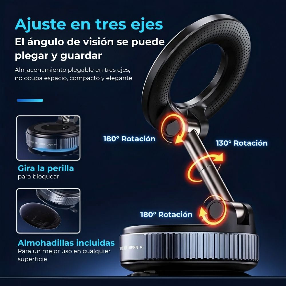 Soporte Magnético MagSafe para Carro – Ultra Fuerte con Succión 🚗🧲