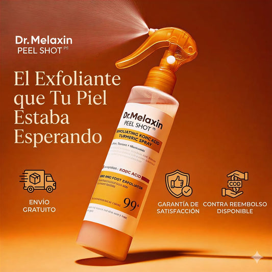 El Secreto de una Piel Radiante Dr. Melaxin Spray Exfoliante