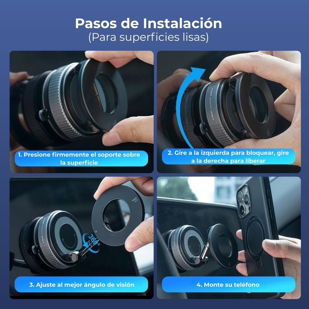Soporte Magnético MagSafe para Carro – Ultra Fuerte con Succión 🚗🧲