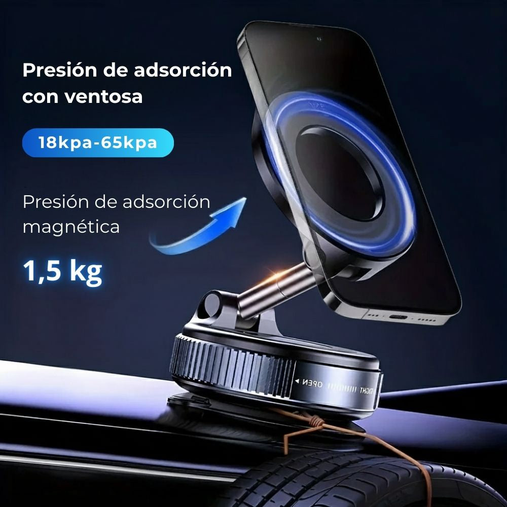 Soporte Magnético MagSafe para Carro – Ultra Fuerte con Succión 🚗🧲