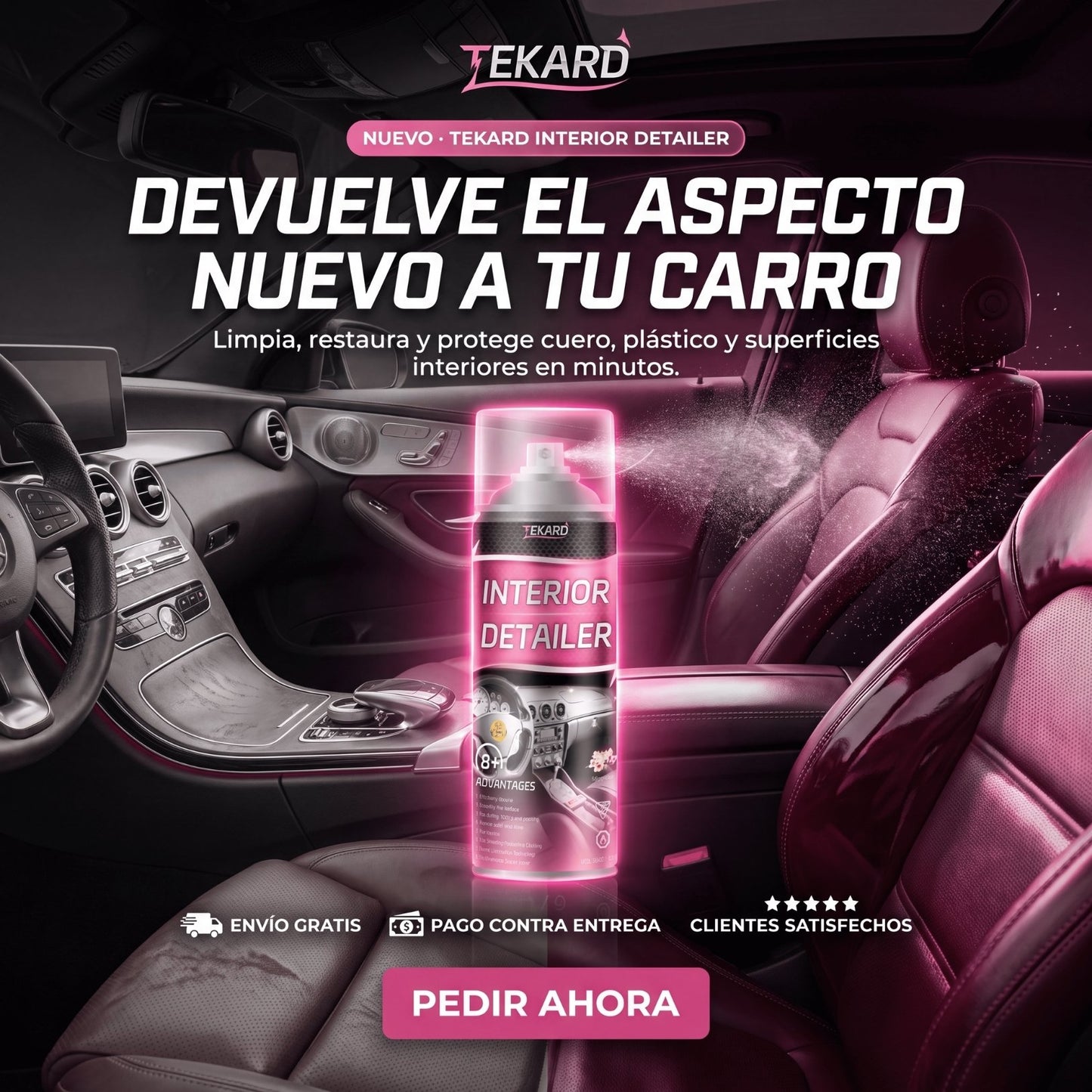 Tekard™ Interior Detailer | Renueva el Interior de tu Carro