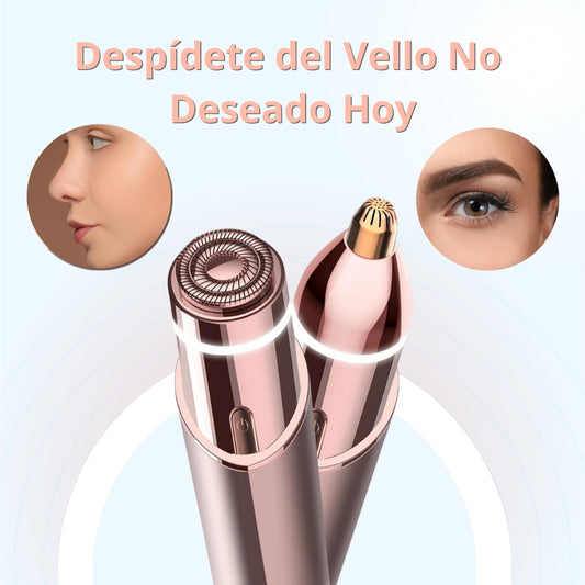 Depiladora Eléctrica 2 en 1 para Rostro y Cejas
